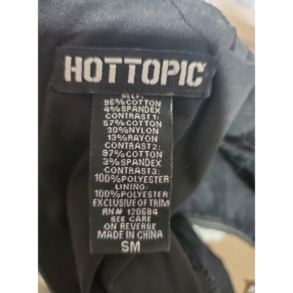 💖SOLD💖 Hot Topic Piano Key Ruffle Dress - Picture 6 of 6